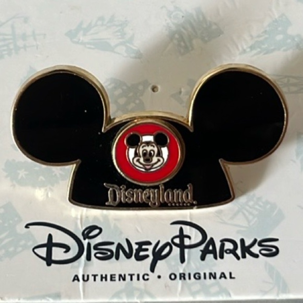 Disney Parks Vintage Disneyland Mickey Mouse Club Ears Pin